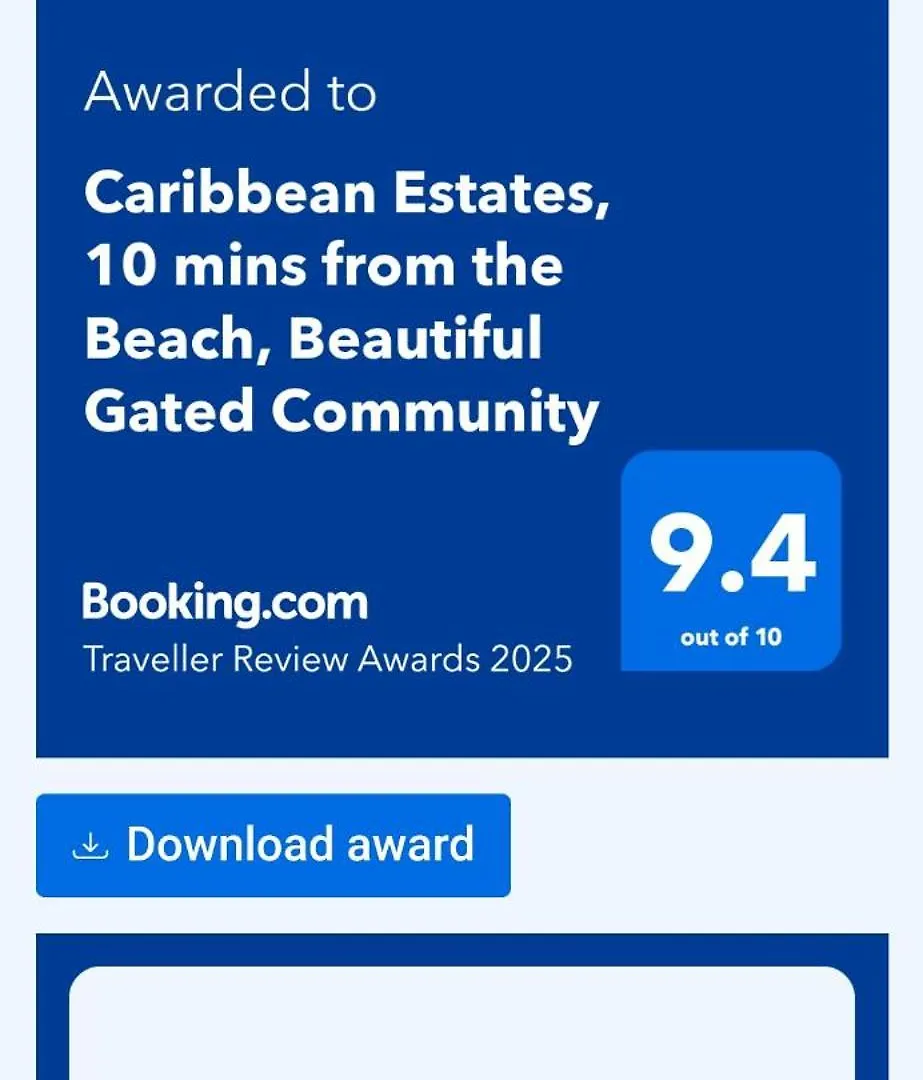 פורטמור Caribbean Estates, 10 Mins From The Beach, Beautiful Gated Community